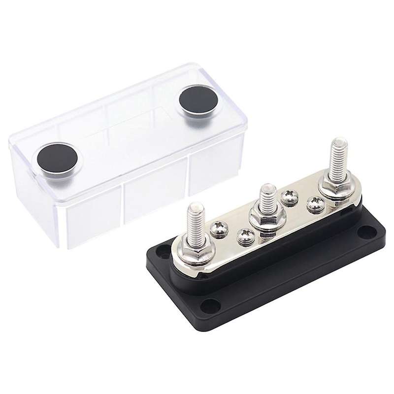 Install the Power Distribution Terminal Block 48V 300A Perfect for Cars Trucks RVs Marine Boats Sola