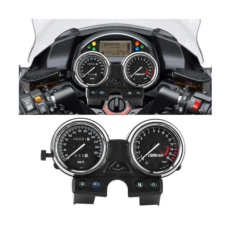 Instrument Odometer Tachometer Oil Temperature Alarm Meter for Zrx400 Zrx750 Zrx1100 19941997 260