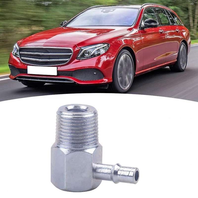 Intake Manifold Vacuum Fitting 90 Degree 3/8 NPT-1/4 Hose Nipple 4535Z New