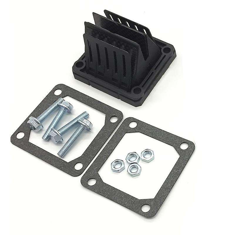 Intake Reed Valve Carbon Fiber Engine Parts for Y125Z RXZ135 RX135 V4144-1 ATV Motorcycle Racing