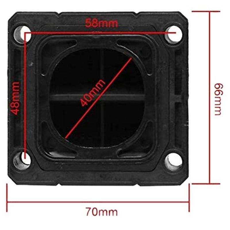Intake Reed Valve Carbon Fiber for Banshee 350 350Cc YZF 350 DT175 RX135 ATV Motorcycle