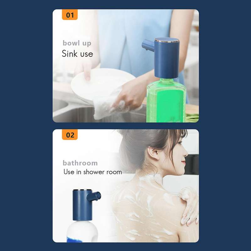 Intelligent Sensor Soap Dispenser Gel Disposable Soap Dispenser Children Free Contact with Large Cap