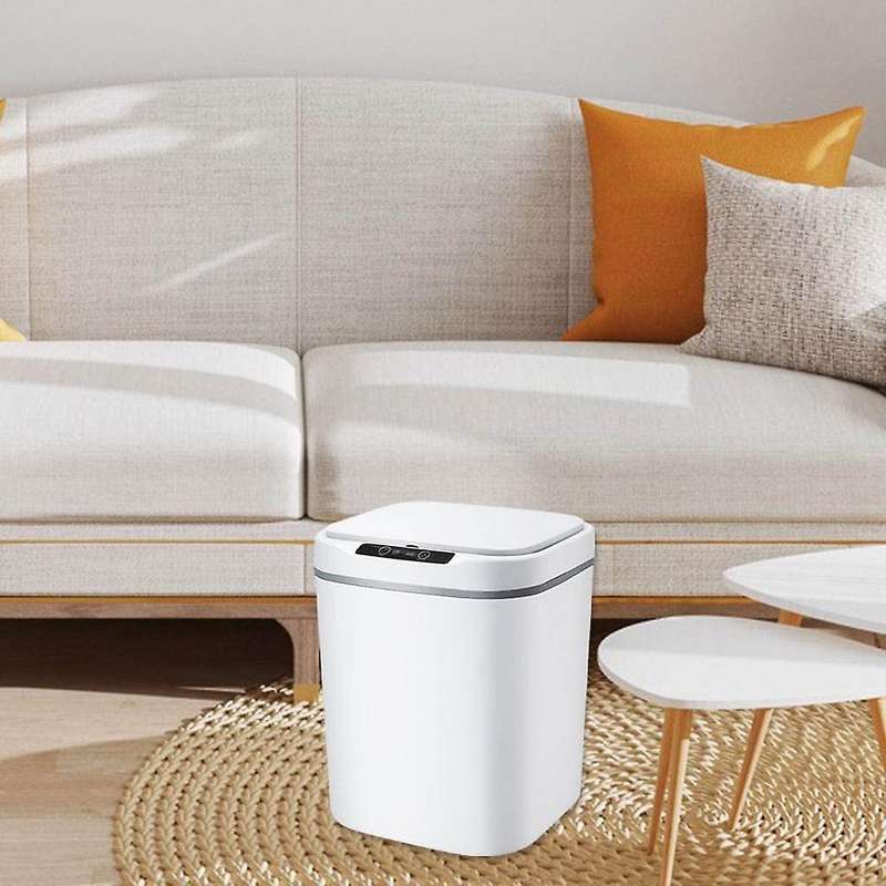 Intelligent Garbage Storage Box Durable Indoor Automatic Touchless Trash Can Blue 18L