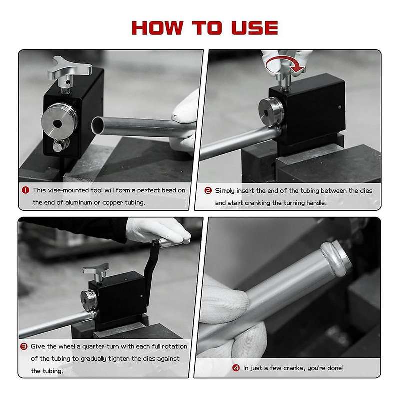 Intercooler Pipe Tool Pipe Crimping Tool Crimping Roller Air Inlet Clamp Universal