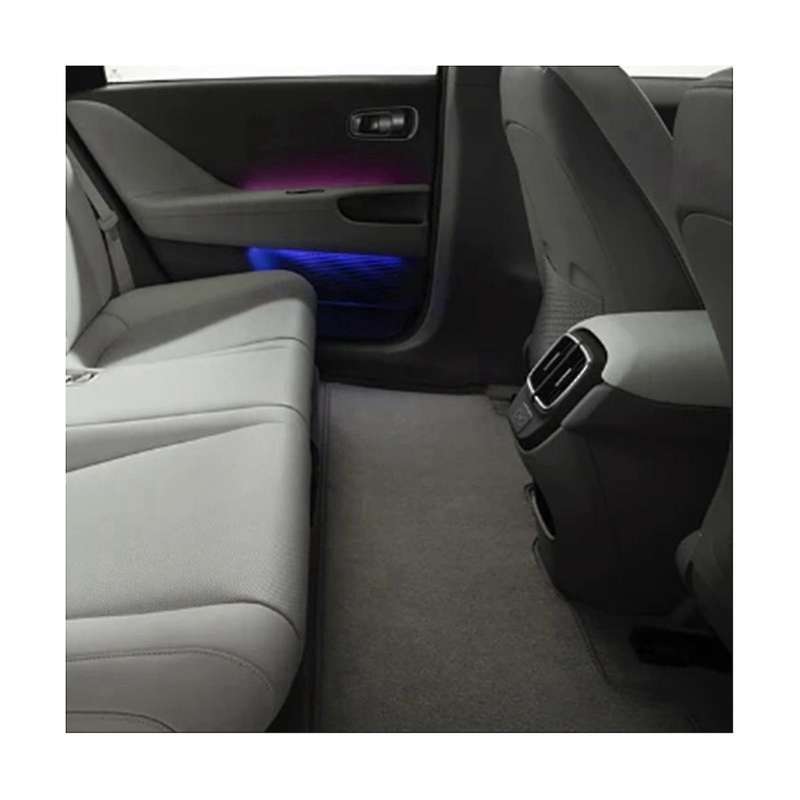 Interior Carbon Fiber Style Rear A/c Vent Frame Air Outlet Cover Trim for Ioniq 6 2022 2023+