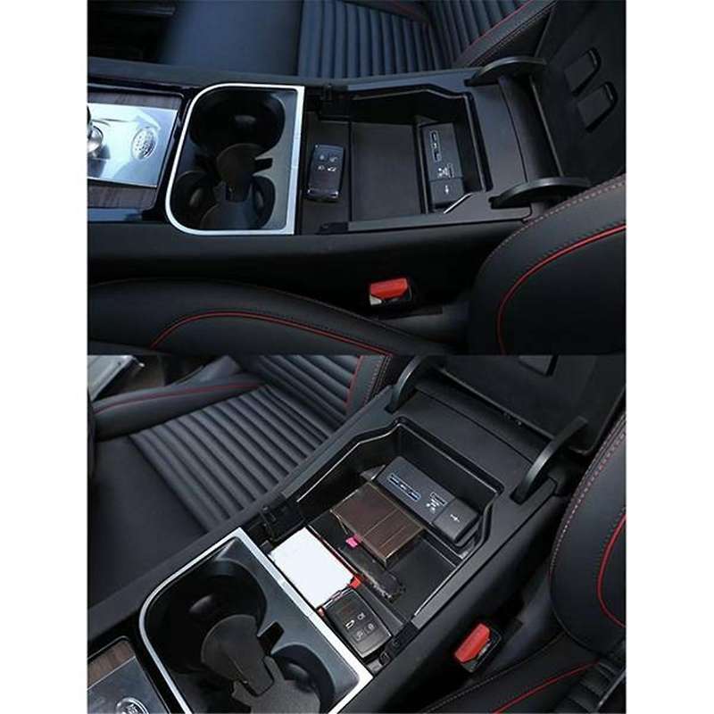 Interior Center Console Storage Box Armrest Box Organizer for Sport 2019-2020