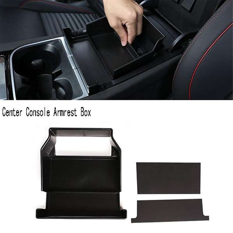 Interior Center Console Storage Box Armrest Box Organizer for Sport 2019-2020