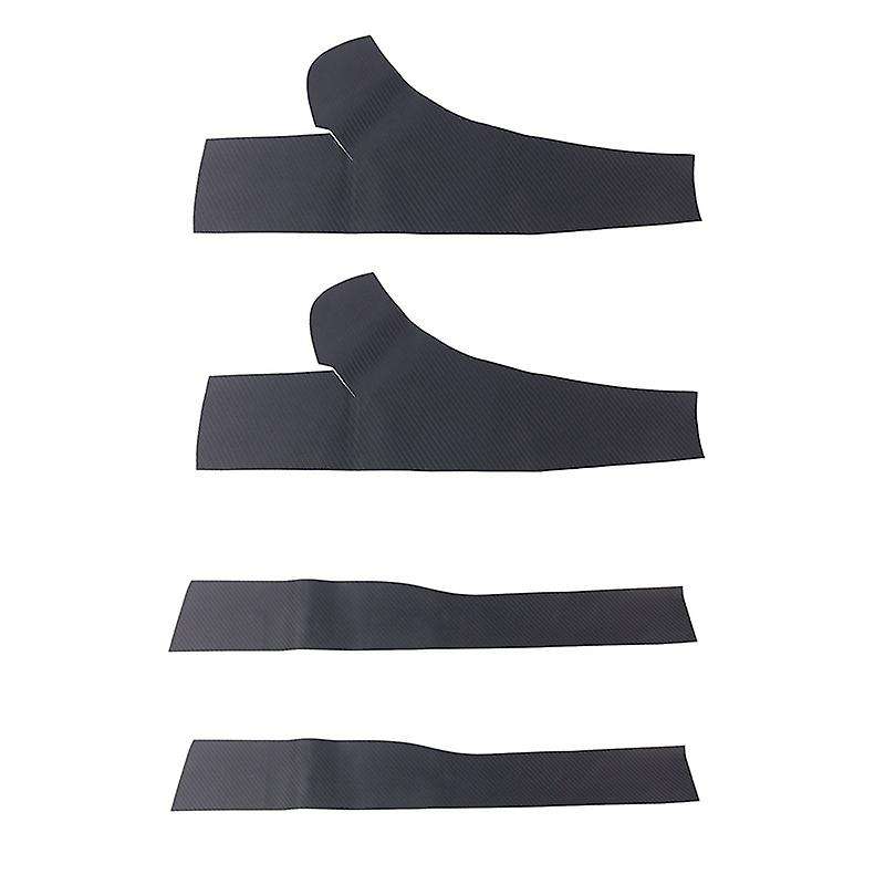 Interior Door Sill Plate Leather Scuff Guard Decoration Welcome Pedal Sticker Conversion Protector T