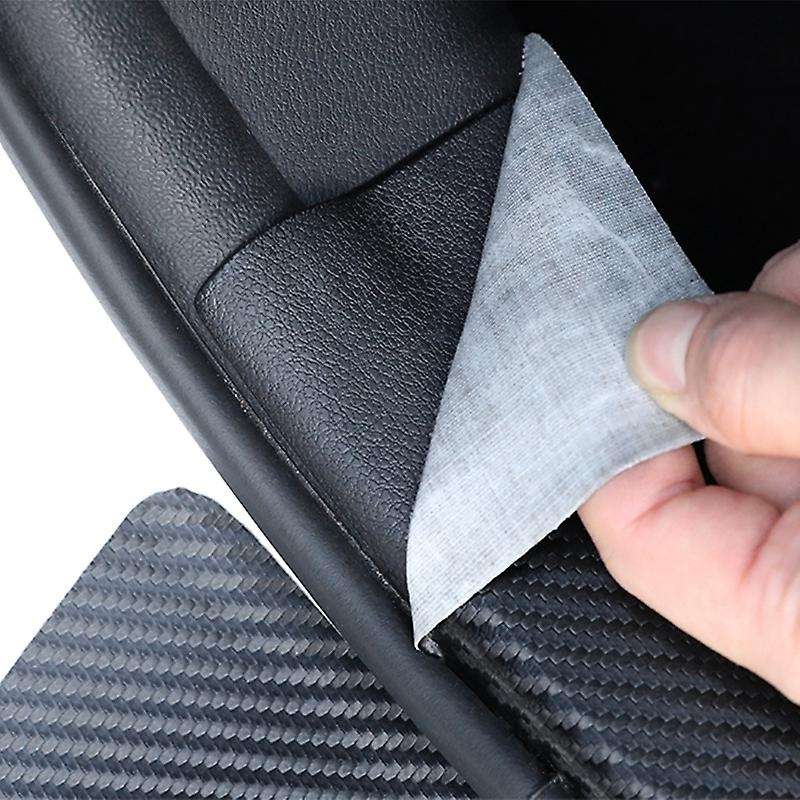 Interior Door Sill Plate Leather Scuff Guard Decoration Welcome Pedal Sticker Conversion Protector T