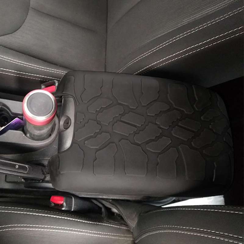 Interior for JK 2012-2017 Tire Tread ArmPad Center Console Cover Armrest Cushion