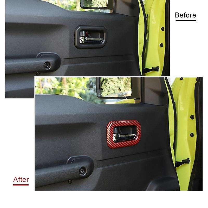 Interior Mouldings for Jimny JB74 Car Interior Door Handle Decoration Cover Accessories for Jimny 20