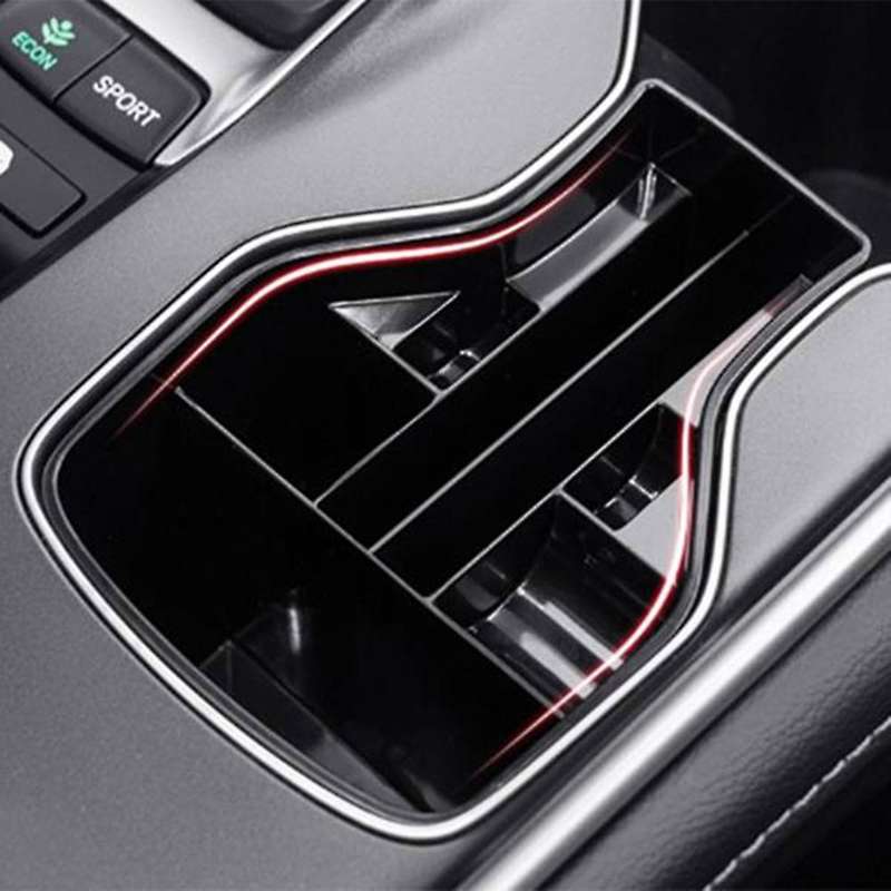 In-Vehicle Storage Box Central Control Cup Holder Storage Box Decorative Accessories for Accord 2018