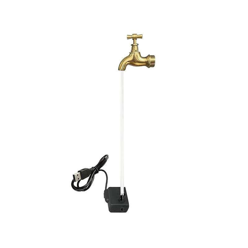 Invisible Flowing Spout Watering Can Fountain Cute Floating Tap Fountain Usb Faucet Fountain Imitati