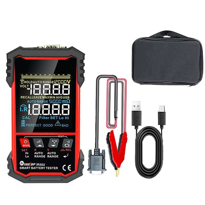 IR502 Battery Internal Resistance Tester 500 High Precision Calibratable for Electric Car Electromob