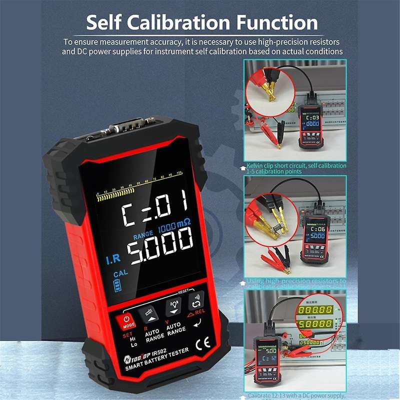 IR500 Battery Internal Resistance Tester 500 High Precision Calibratable for Electric Car Electromob