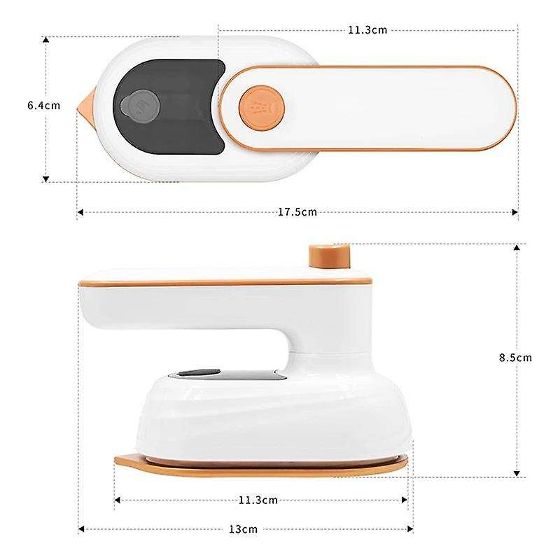 Iron for Clothes,travel Mini Iron 360rotatable Portable Handheld Iron Traveling Pink Uk Plug