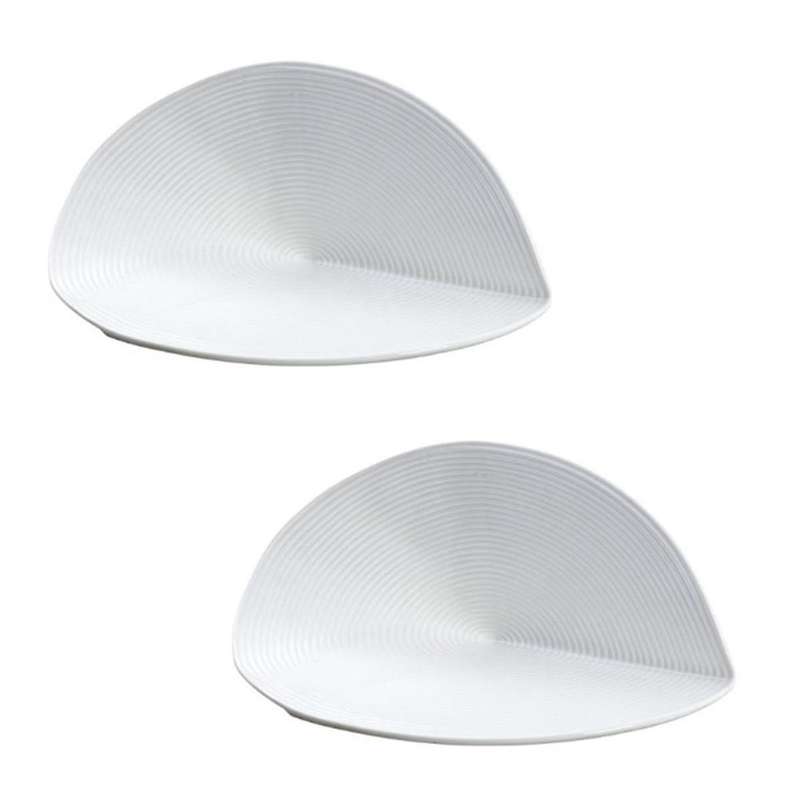 Irregular Ceramic Dinner Plates Restaurant Dessert Plate Snack Plate Pasta Folding Plate Sushi Dish