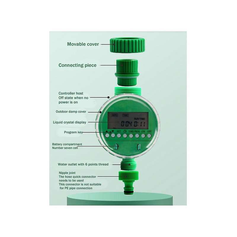 Irrigation Timer -automatic Electronic Lcd Display Home Water Timer Garden Plant Watering Irrigatio