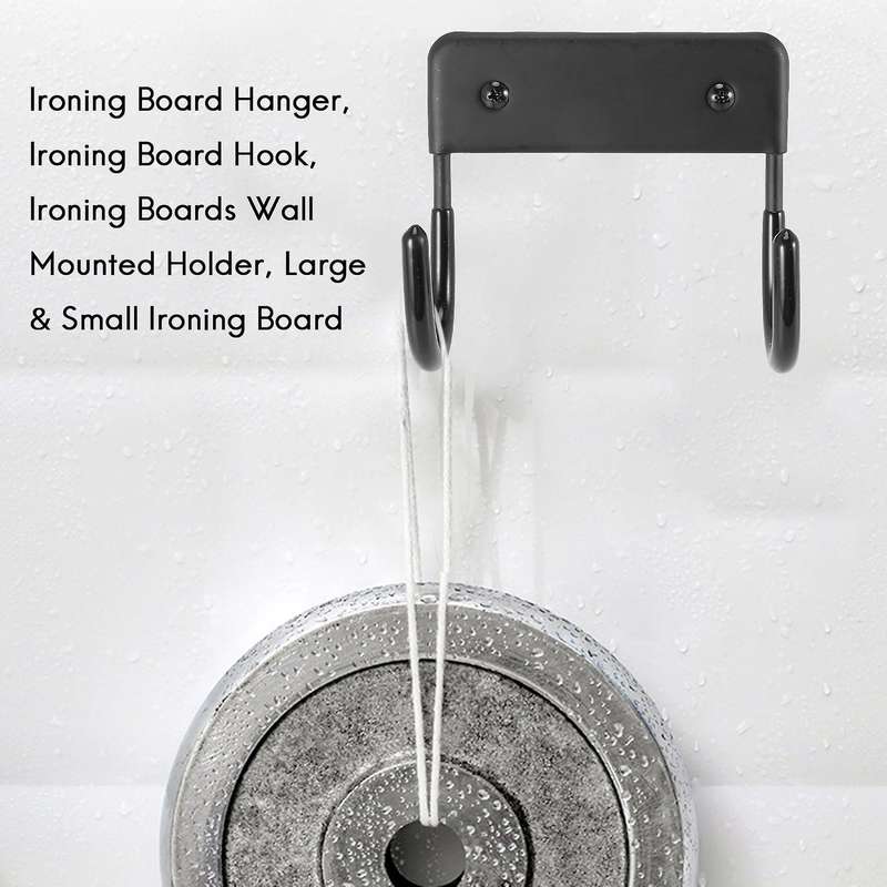 Ironing Board Hanger, Ironing Board Hook, Ironing Boards Wall Mounted Holder, & Small Ironing Board