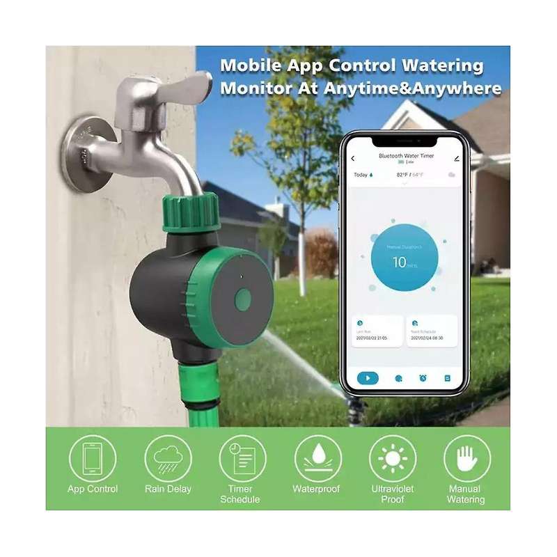 Irrigation Timer Tuya Smart Phone Ip55 Waterproof Blue Tooth Automatic Water Timer Equipment Smart