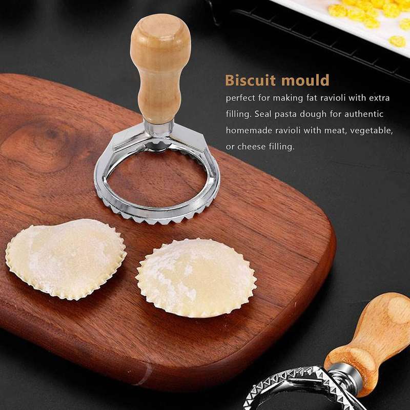 Italian Ravioli Cutter Set Pasta Press Kitchen Attachment Kit Ravioli Maker Mold Tool Ravioli Stamp