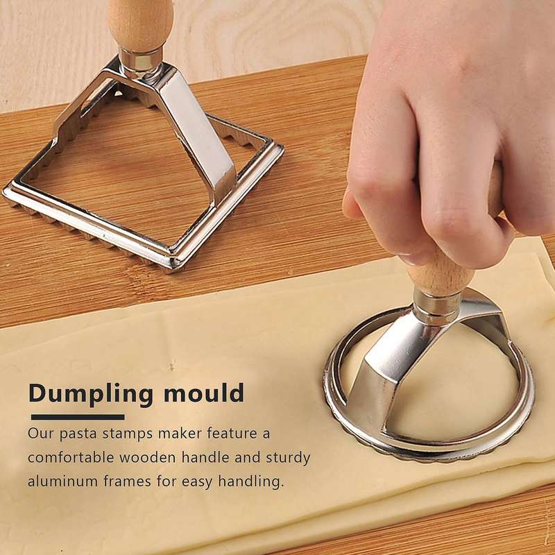 Italian Ravioli Cutter Set Pasta Press Kitchen Attachment Kit Ravioli Maker Mold Tool Ravioli Stamp