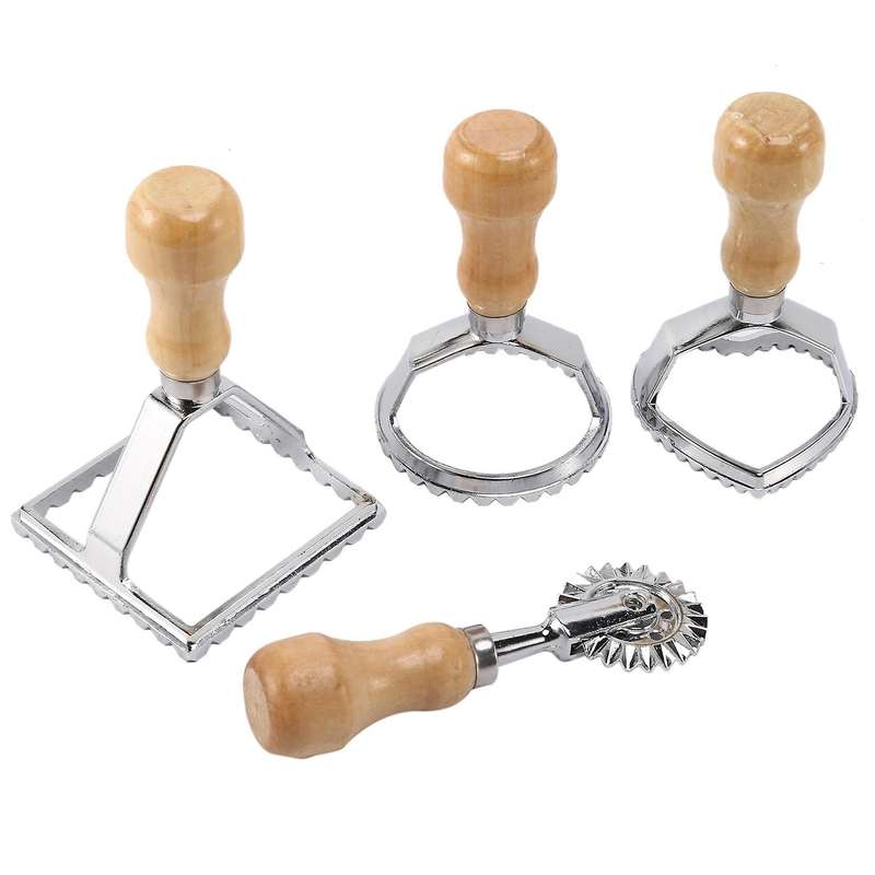 Italian Ravioli Cutter Set Pasta Press Kitchen Attachment Kit Ravioli Maker Mold Tool Ravioli Stamp