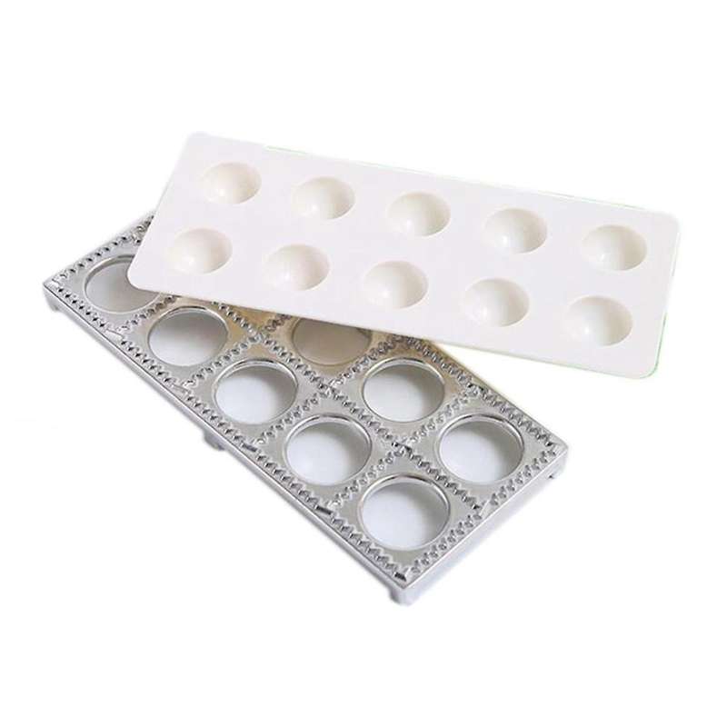 Italian Pasta Mold Ravioli Tray Plate Pin Square Edges Frame for Perfect Attachment and Shape Large