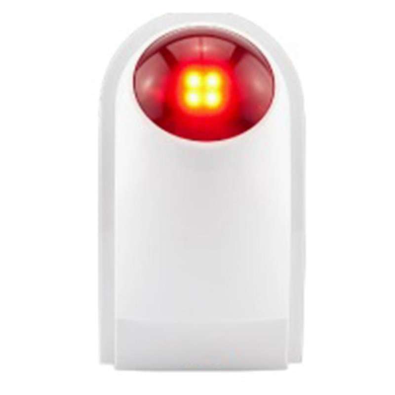 J008 110DB Indoor Outdoor Wireless Flashing Siren Strobe Light Sensor for Home Garge Alarm Security