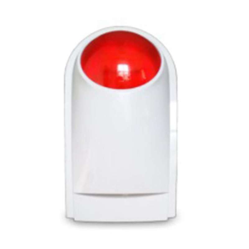 J008 110DB Indoor Outdoor Wireless Flashing Siren Strobe Light Sensor for Home Garge Alarm Security