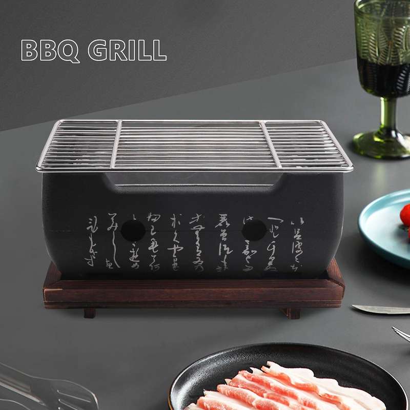 Japanese Korean Bbq Grill Oven Aluminium Alloy Charcoal Grill Portable Party Accessories Household B
