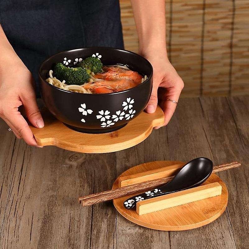 Japanese Ramen Bowls Japanese Rice Bowl Ceramic Ramen Bowl Hand Drawn Rice Bowl Retro Noodle Bowl 6