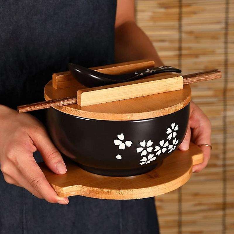Japanese Ramen Bowls Japanese Rice Bowl Ceramic Ramen Bowl Hand Drawn Rice Bowl Retro Noodle Bowl 6