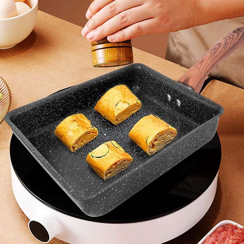 Japanese Style Small Frying Yuzi Non Stick Maifan Stone Egg Thick Egg