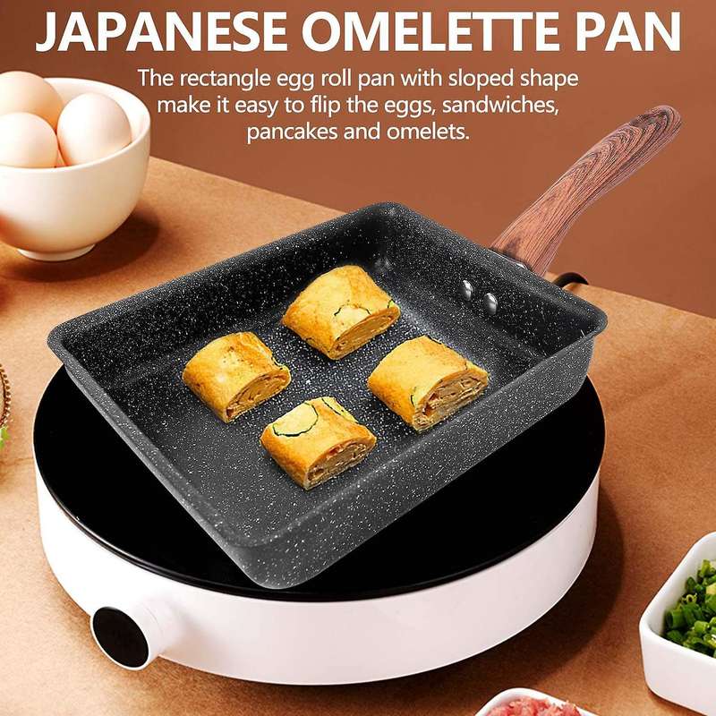 Japanese Style Small Frying Yuzi Non Stick Maifan Stone Egg Thick Egg