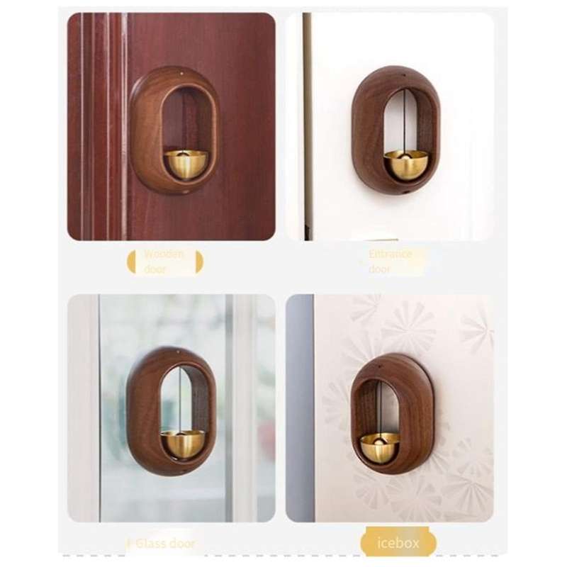 Japanese-Style Wind Chime Doorbell Suction Door-Type Copper Bell Pendant Entry Reminder Magnetic Suc