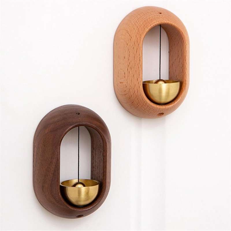 Japanese-Style Wind Chime Doorbell Suction Door-Type Copper Bell Pendant Entry Reminder Magnetic Suc