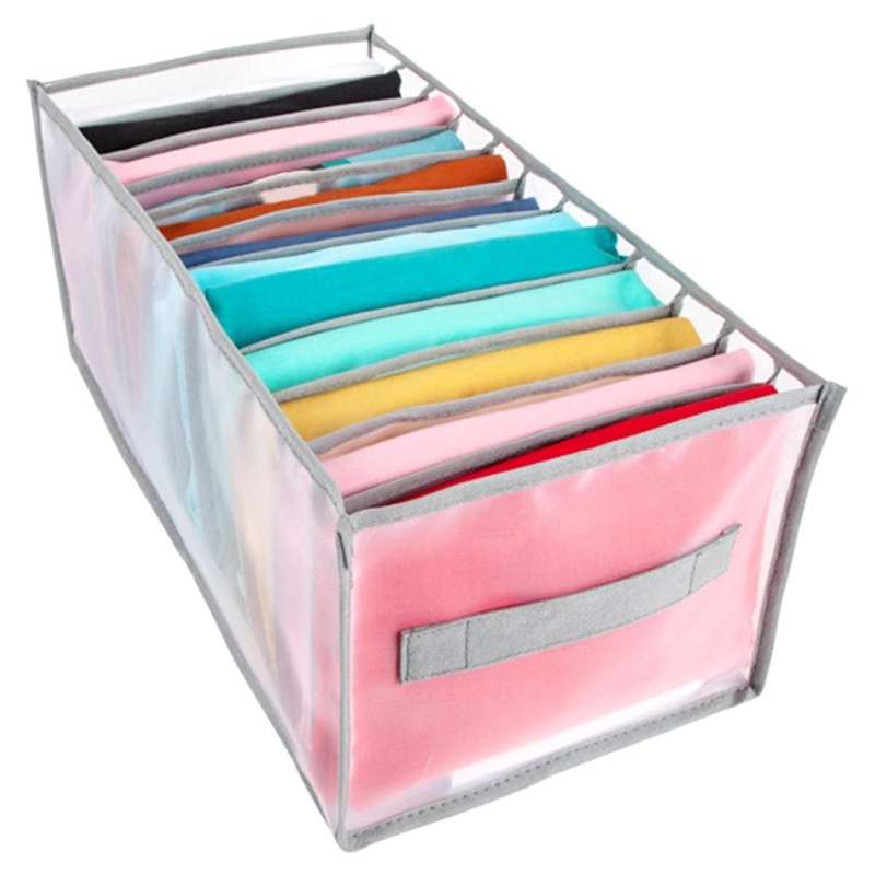 Jeans Organization Storage Box Closet Organizer Clothing Drawer Organizers Cabinet Pants Storage Org