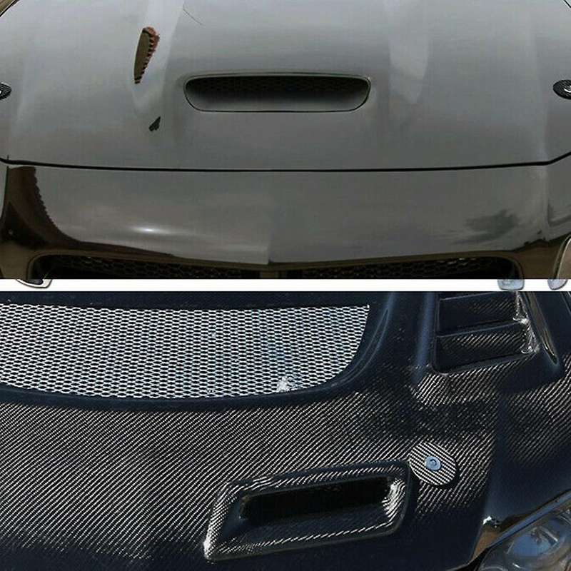 JDM Racing Carbon Fiber Front Hood Lock Pins Aluminum Hood Pins+Bolts Keys