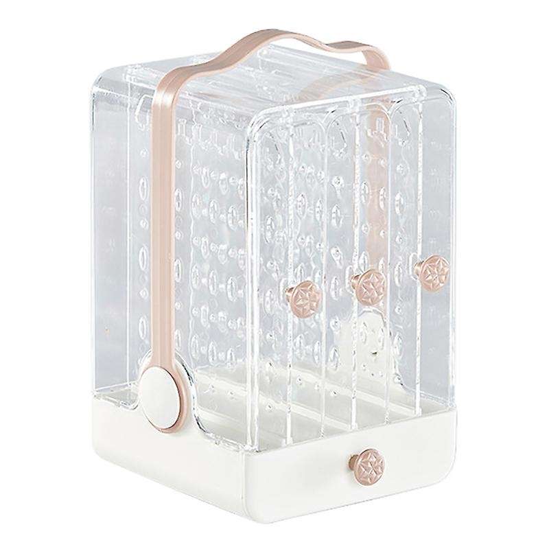 Jewelry Box Earrings Shelf Earrings Storage Box Transparent Display Box Dustproof Princess Jewelry