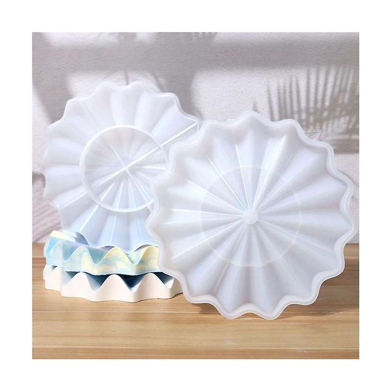 Jewelry Tray Fruit Bowl Silicone Tray Mold Epoxy Resin Mold Hollow Bowl Stone Silicone Mold
