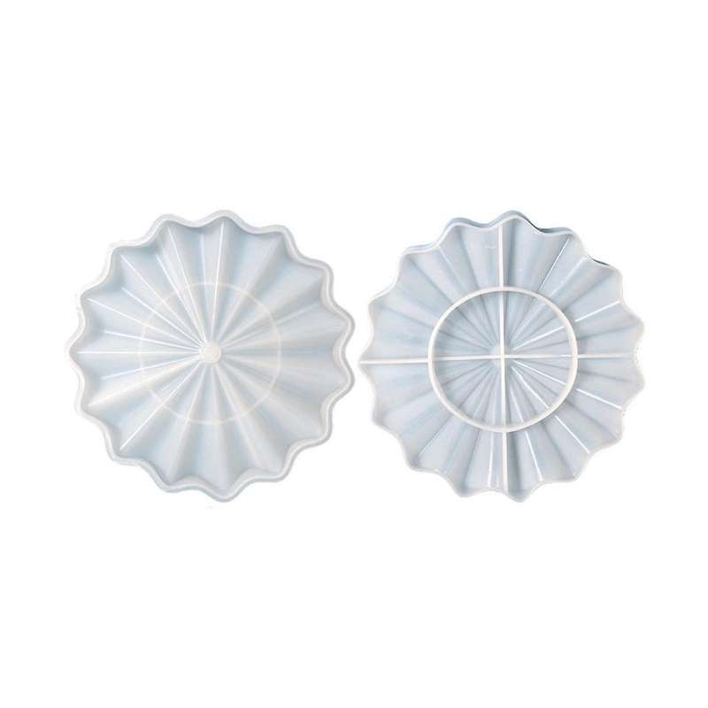 Jewelry Tray Fruit Bowl Silicone Tray Mold Epoxy Resin Mold Hollow Bowl Stone Silicone Mold