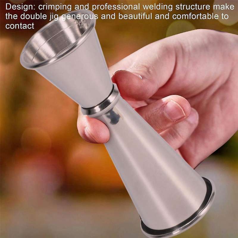 Jigger for Bartending, Double Jigger Premium Stainless Steel Jigger Measuring Shot Glass, Bar Tools