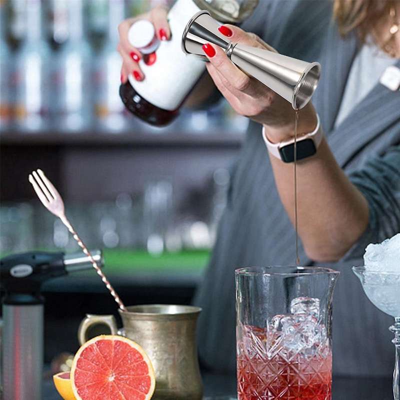 Jigger for Bartending, Double Jigger Premium Stainless Steel Jigger Measuring Shot Glass, Bar Tools