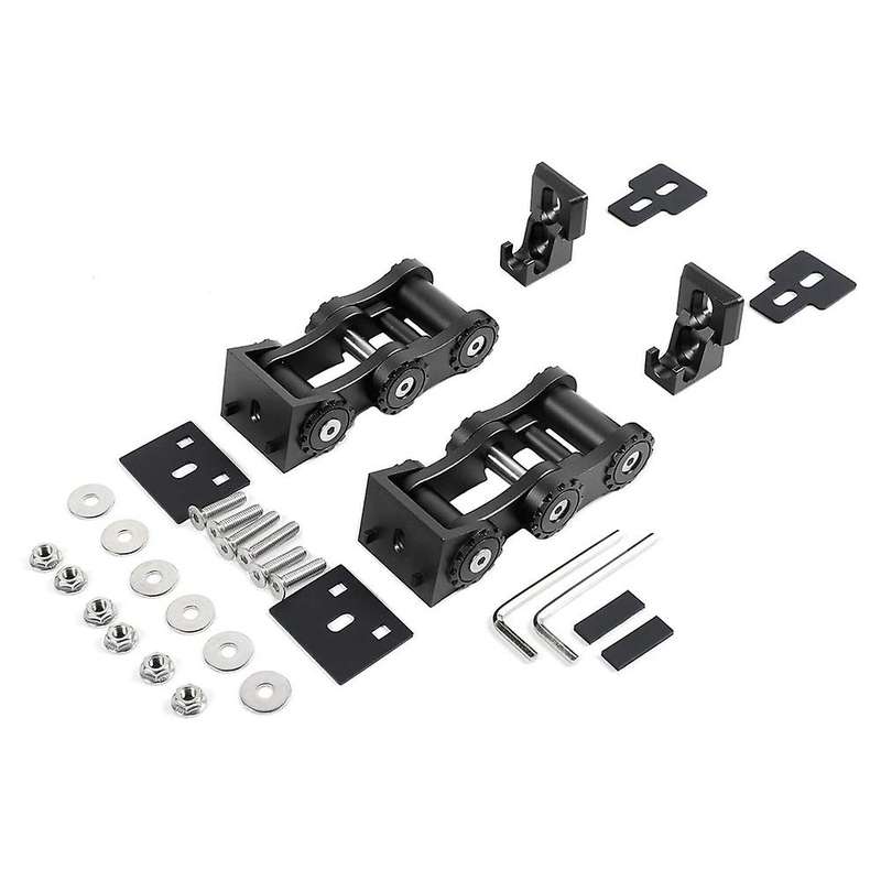 Jk Hood Latches, Aluminum Hood Catch Lock Latch Kit for Wrangler Jk 2007-2017 Accessories, 2pcs Bla