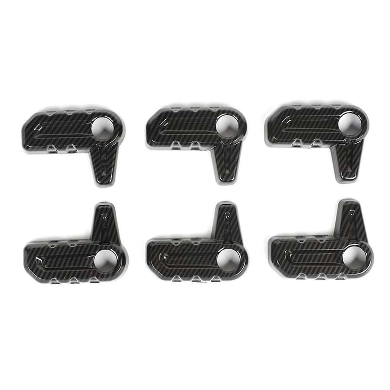 JL Hardtop Roof Removal Switch Handle Cover Trim for Wrangler JL JT 2018-2021 Accessories (Carbon Fi