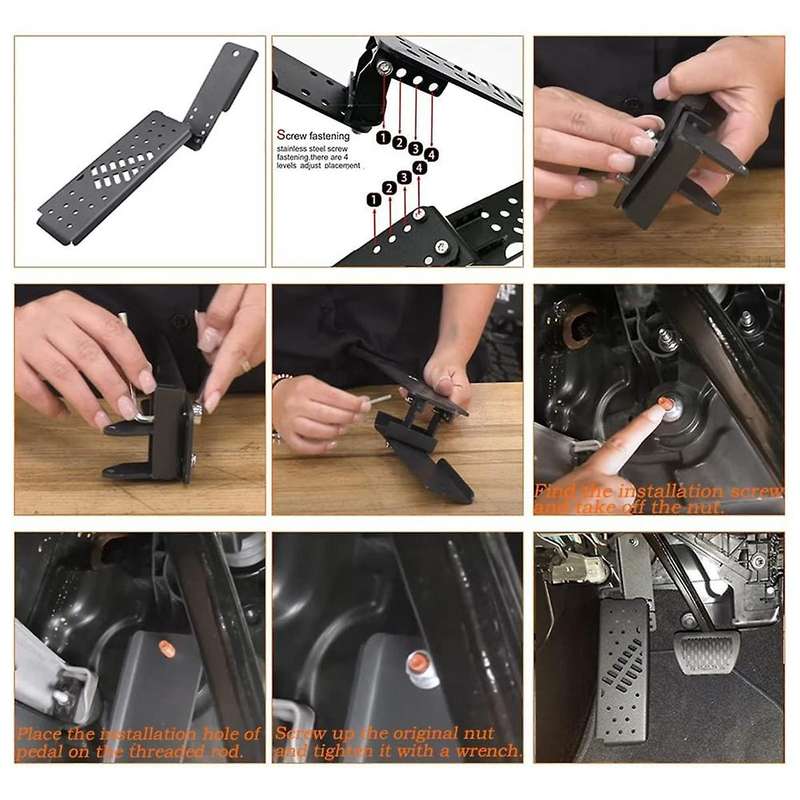 JL Dead Pedal, Dead Pedal Left Side Foot Rest Kick Panel for JL JT 2018-2023
