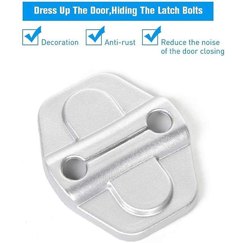 JL Door Lock Cover Buckle Decor Trim for JL JLU 2018-2020 JT 2020