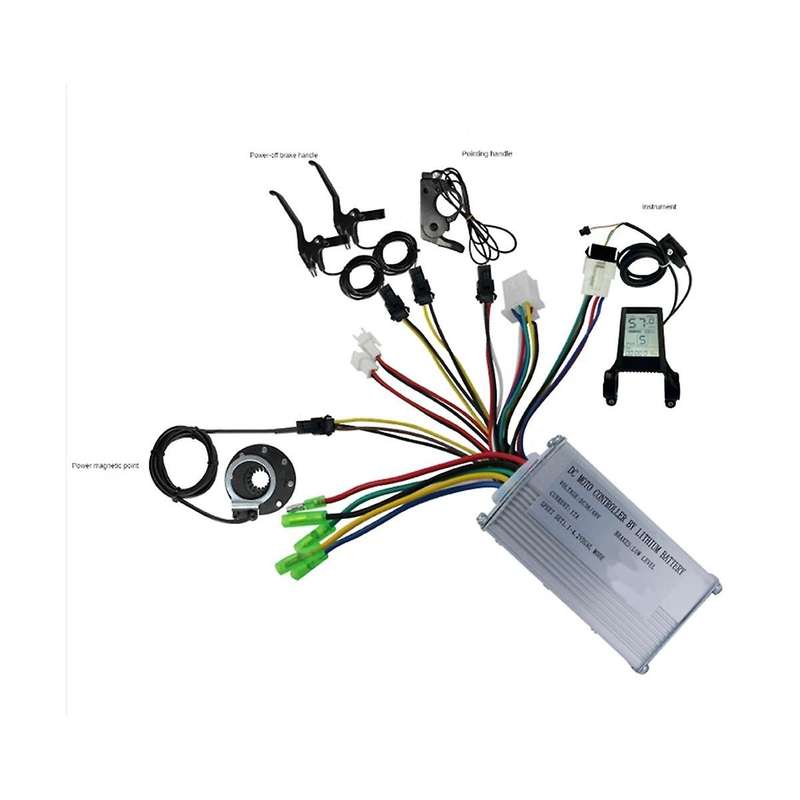 Jn17a Full Common Head Controller Kit 36v 48v 250w-350w for Electric Bicycle Motor Conversion Kit wi