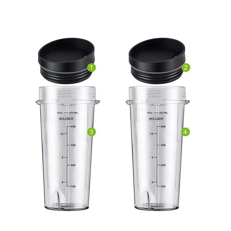 Juicer Accessories 16oz with Scale Set for Ninja Bl740/bl770/bl771/bl772/bl780/bl660/bl663/bl810/bl8